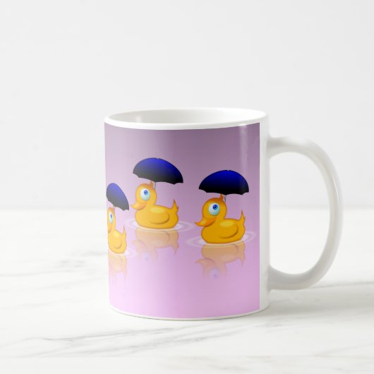 Mug Canards multiples de parapluie (Droite)