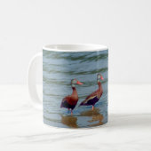 Mug Canards siffleurs Noir-Gonflés (Devant gauche)