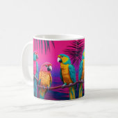 Mug Canarie et perroquet (Devant gauche)