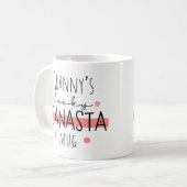 Mug Canasta de Granny - Personnalisable (Devant gauche)