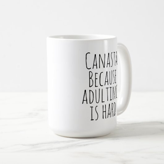 Mug Canasta, parce que l'adultère est difficile || Can (Devant droit)