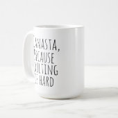Mug Canasta, parce que l'adultère est difficile || Can (Devant gauche)