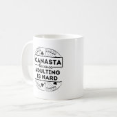 Mug Canasta parce que l'adultère est difficile | Canas (Devant gauche)