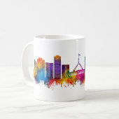 Mug Canberra Australia Skyline (Devant gauche)
