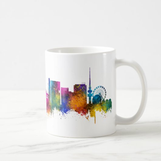 Mug Canberra Australia Skyline (Droite)