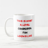 Mug canberra fan, loyal (Gauche)