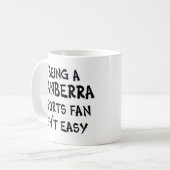 Mug canberra sports fan, being (Devant gauche)