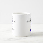 Mug Cancer Bully (ruban bleu foncé) (Centre)