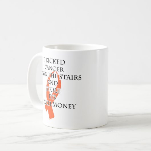 Mug Cancer Bully (Ruban orange) (Devant gauche)