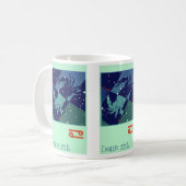 Mug Cancer Constellation de crabe Astrologie zodiaque  (Devant gauche)