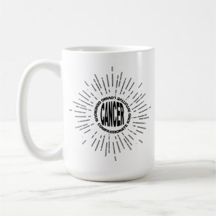 Mug Cancer Crabe Anniversaire Juin Juillet Astrologie
