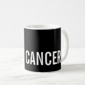 Mug Cancer de la merde (Devant droit)