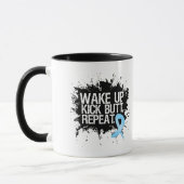 Mug Cancer de la prostate Réveillez-vous...Bouton...Ré (Gauche)