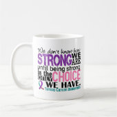 Mug Cancer de la thyroïde comme nous forts sommes (Gauche)