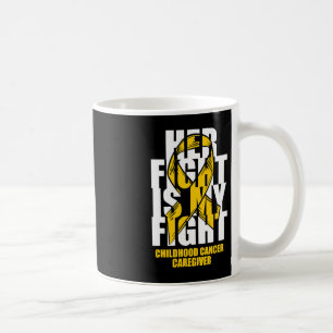 Mug Cancer de l'enfance Mois de l'aidante Ruban d'or S