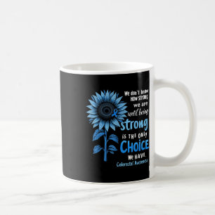 Mug Cancer du côlon Prévention Cancer colorectal Bleu