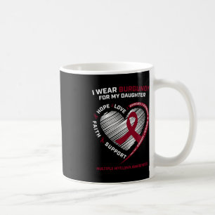 Mug Cancer du sang Fille Bourgogne Myélome multiple Aw