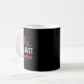 Mug Cancer du sein amusant Mon oncologue fait mon réta (Devant gauche)