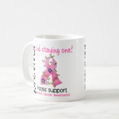 Mug Cancer du sein de Previvor 9 (Devant gauche)