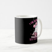 Mug Cancer Du Sein Femmes Halloween En Octobre Nous Po (Devant droit)
