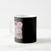 Mug Cancer Du Sein Femmes Halloween En Octobre Nous Po (Devant gauche)