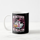 Mug Cancer Du Sein Femmes Halloween En Octobre Nous Po (Gauche)