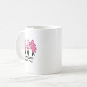 Mug Cancer Du Sein Mercredi Nous Portons Rose (Devant gauche)