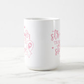Mug Cancer du sein rose du ruban (Centre)