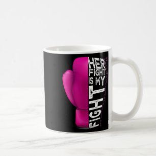 Mug Cancer Du Sein Sa Lutte Est Ma Lutte Boxe Rose Gl