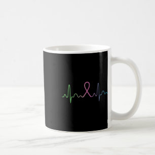 Mug Cancer du sein Sensibilisation au battement cardia