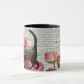 Mug Cancer du sein Survivant Chat noir Soin de guériso (Centre)