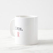 Mug Cancer du sein Survivor Fighting Encouragement Cad (Devant gauche)