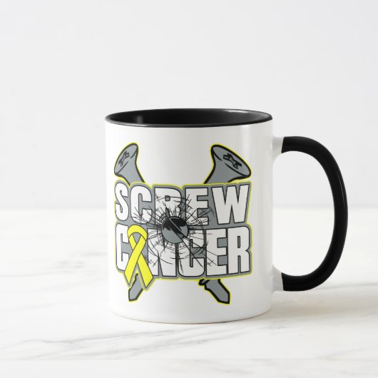 Mug Cancer du testicule de vis (Droite)