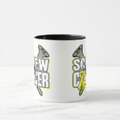Mug Cancer du testicule de vis (Centre)