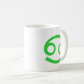Mug Cancer en vert (Devant droit)