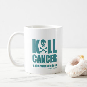 Mug CANCER K*LL et la cellule sur laquelle il est entr