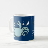 Mug Cancer La muqueuse astrologique du crabe (Devant gauche)