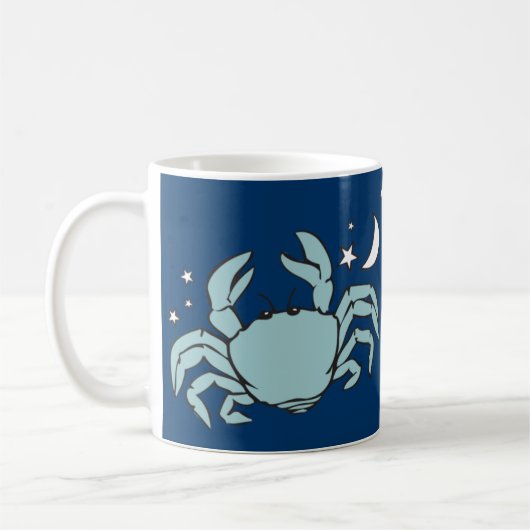 Mug Cancer La muqueuse astrologique du crabe (Gauche)