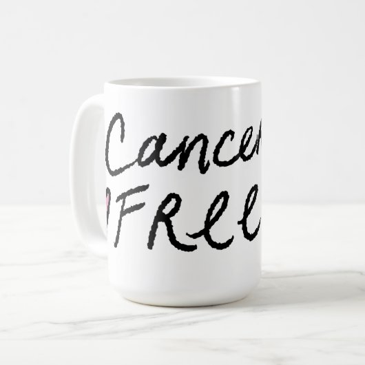 Mug Cancer libre (Devant gauche)