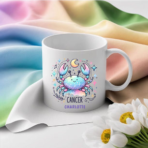 Mug Cancer personnalisé astrologie crabe mignon