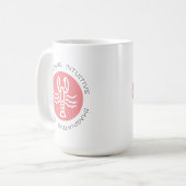 Mug Cancer rose Zodiac Star Signal Personnalité Trait (Devant gauche)