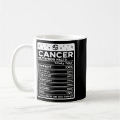 Mug Cancer Style nutritionnel Design zodiaque, cancer (Gauche)