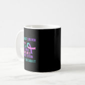 Mug Cancer Survivant 4 (Devant gauche)