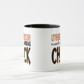 Mug Cancer utérin sali avec le poussin faux (Centre)