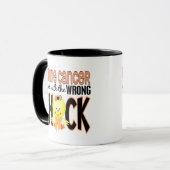 Mug Cancer utérin sali avec le poussin faux (Devant gauche)