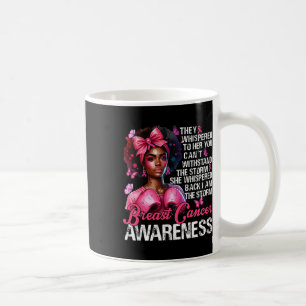 Mug Cancer Warrior Je suis la tempête Forte Femmes Rib