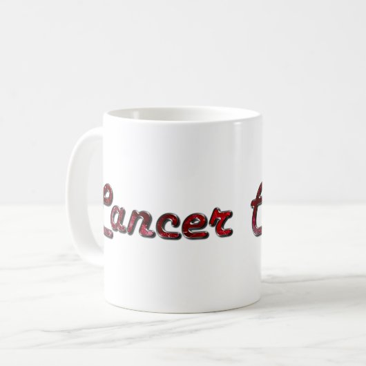 Mug Cancer Zodiac in Ruby Gemstone (Devant gauche)