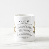 Mug Cancer Zodiac Sign Horoscope Personalized Gift (Centre)