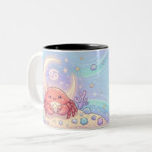 Mug Cancer Zodiaque Personnalisé Mignon (Devant gauche)