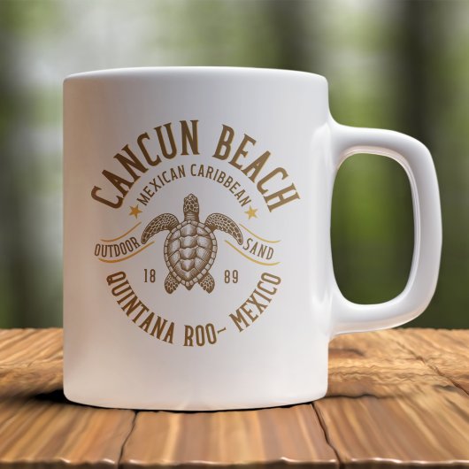 Mug Cancun Beach Mexico | Paradise Mexican Caribbean